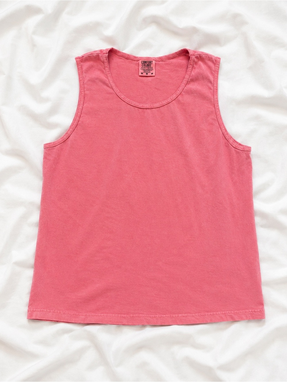 Comfort Colors Coral Pink Tank Top